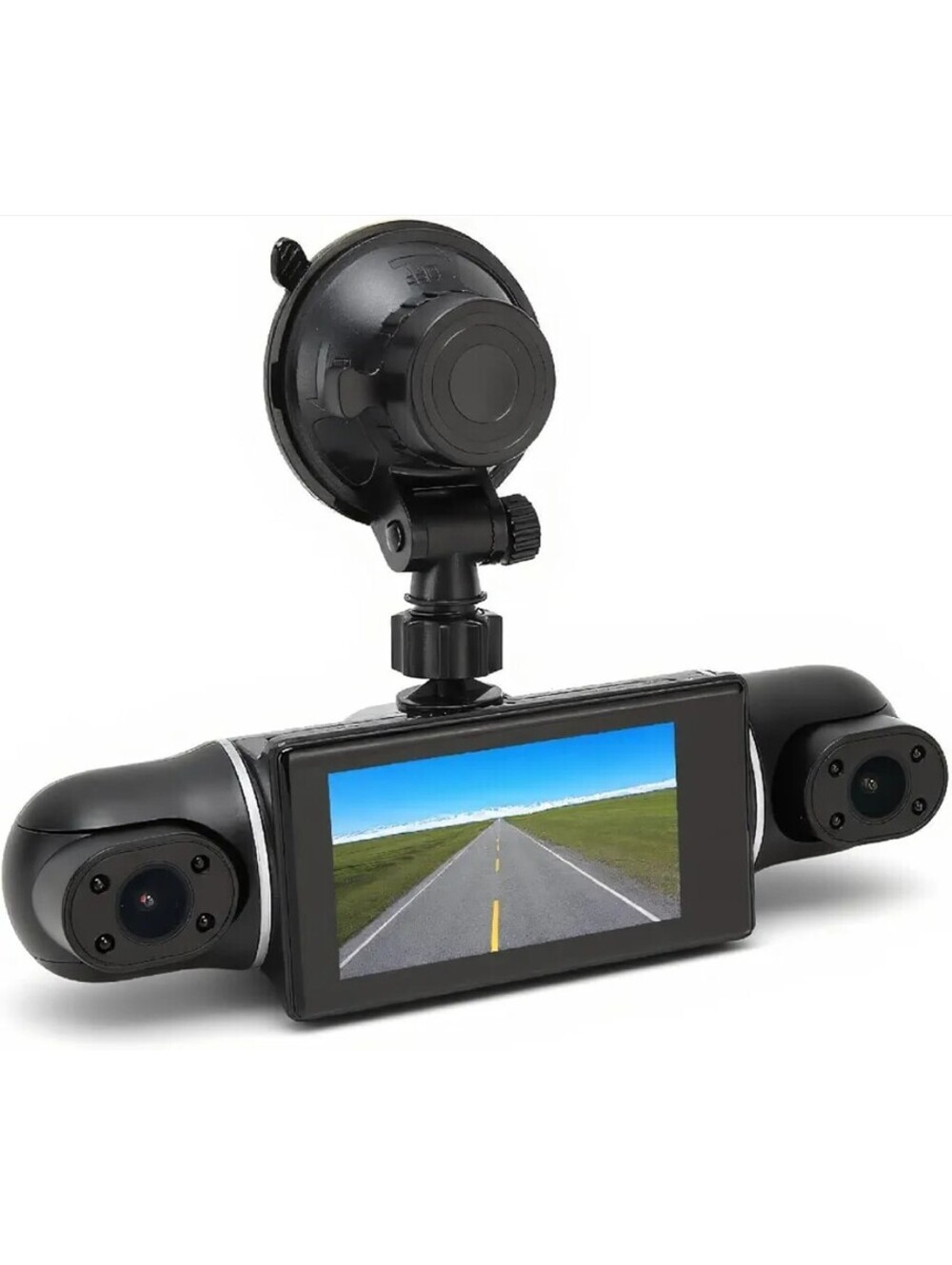 4-Channel 360° Dash Cam, 1080P HD Front Rear Side Cameras with Night Vision